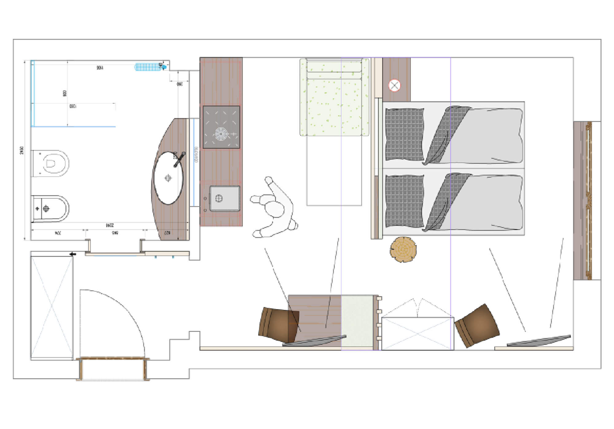 planimetria Living Suite Smart