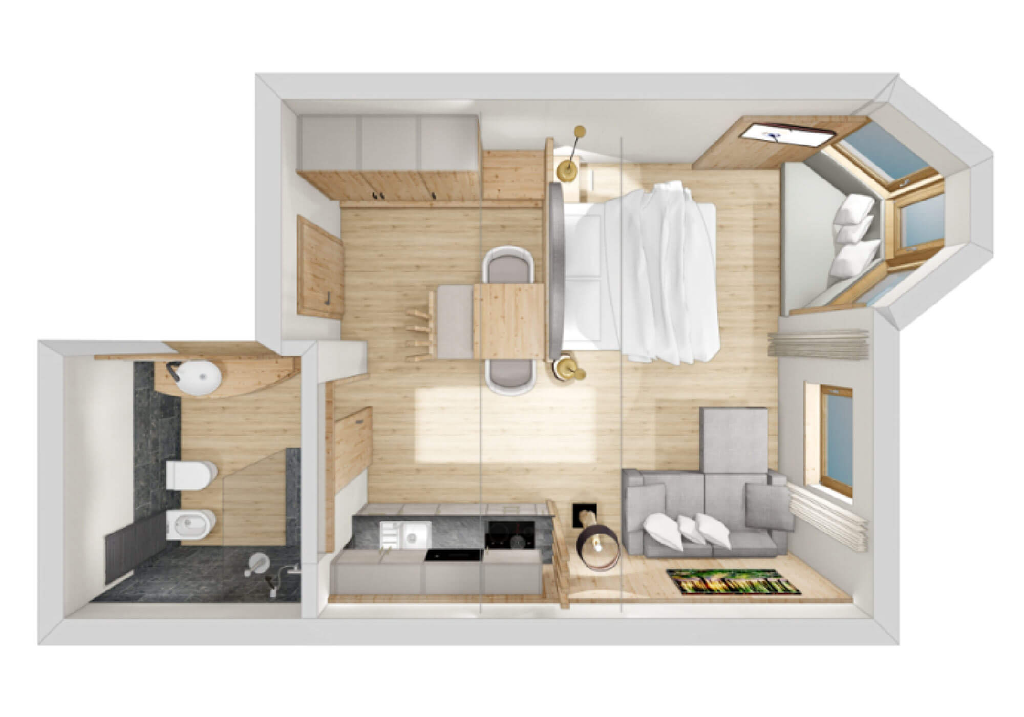 planimetria Living Suite Superior